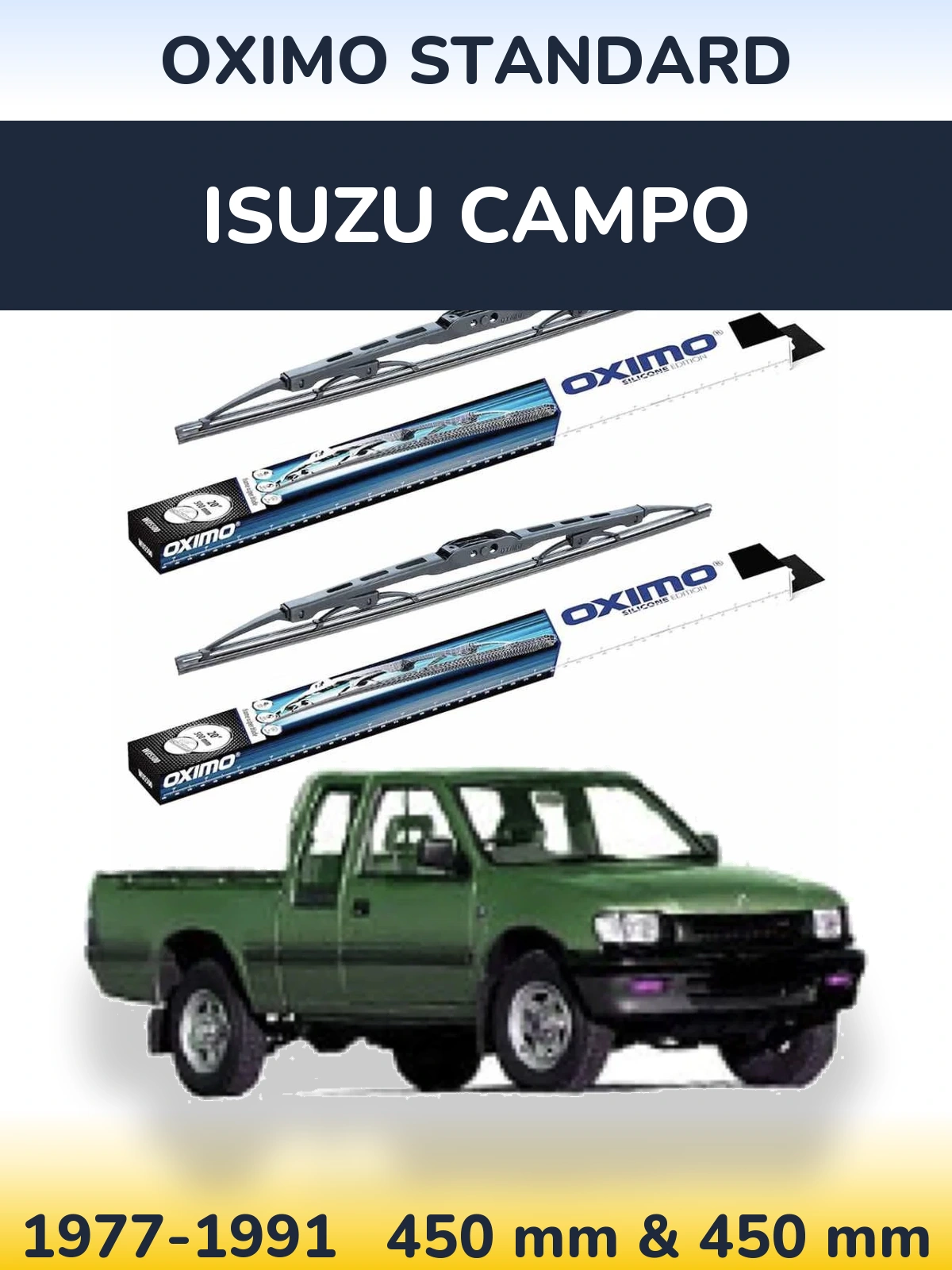 Torkarblad Oximo Standard för Isuzu Campo