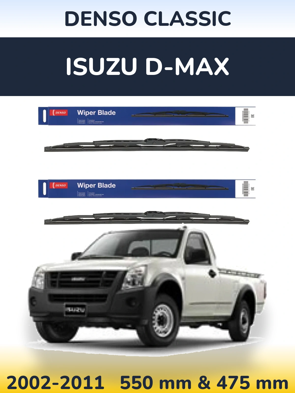 Torkarblad Denso Classic för Isuzu D-Max