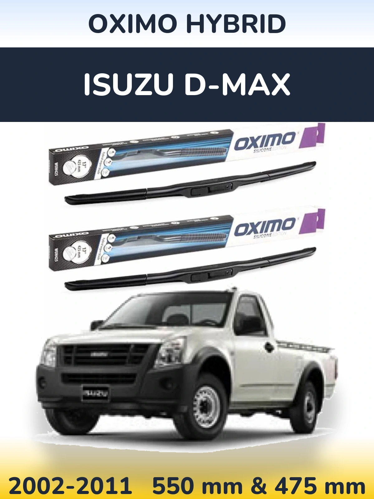 Torkarblad Oximo Hybrid för Isuzu D-Max