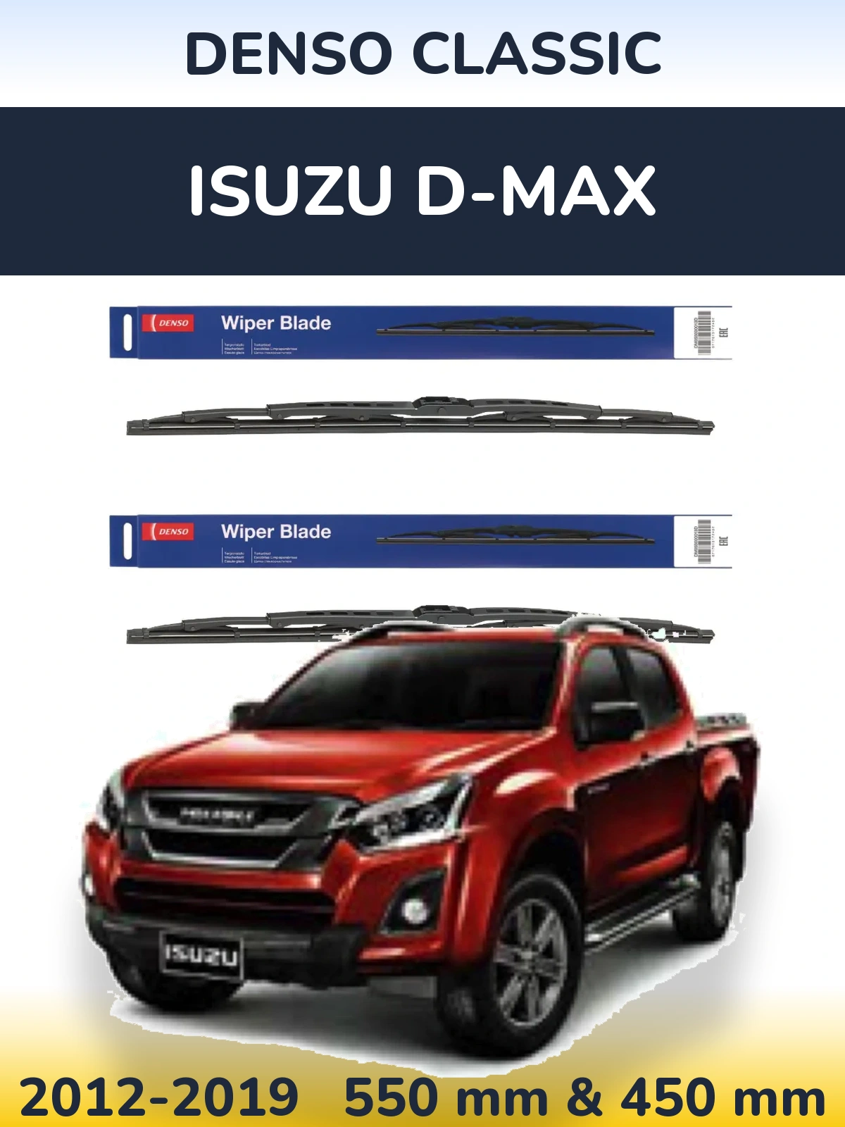 Torkarblad Denso Classic för Isuzu D-Max