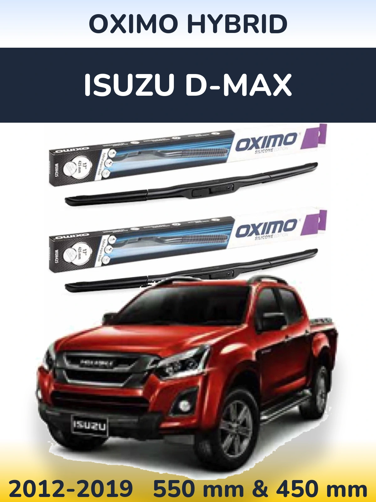 Torkarblad Oximo Hybrid för Isuzu D-Max