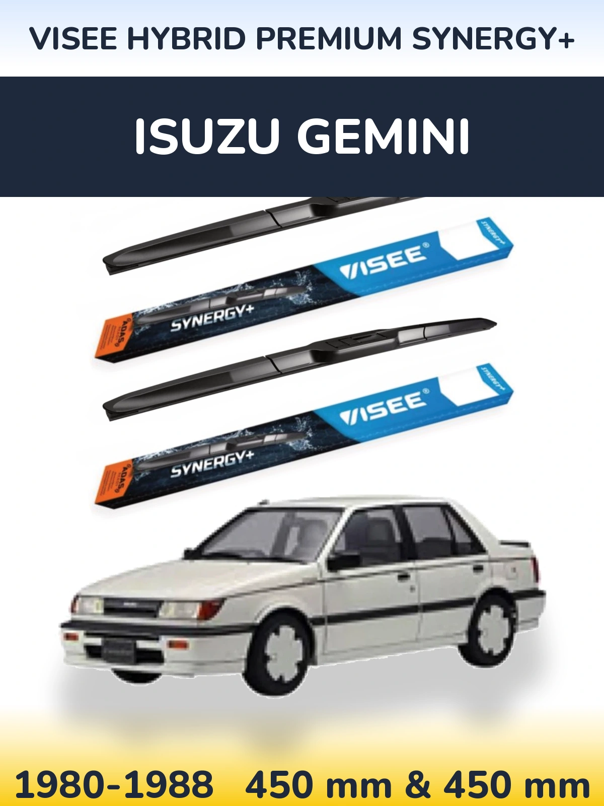 Torkarblad VISEE HYBRID PREMIUM SYNERGY+ för Isuzu Gemini