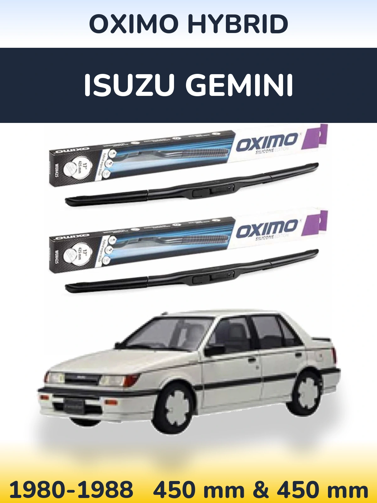 Torkarblad Oximo Hybrid för Isuzu Gemini