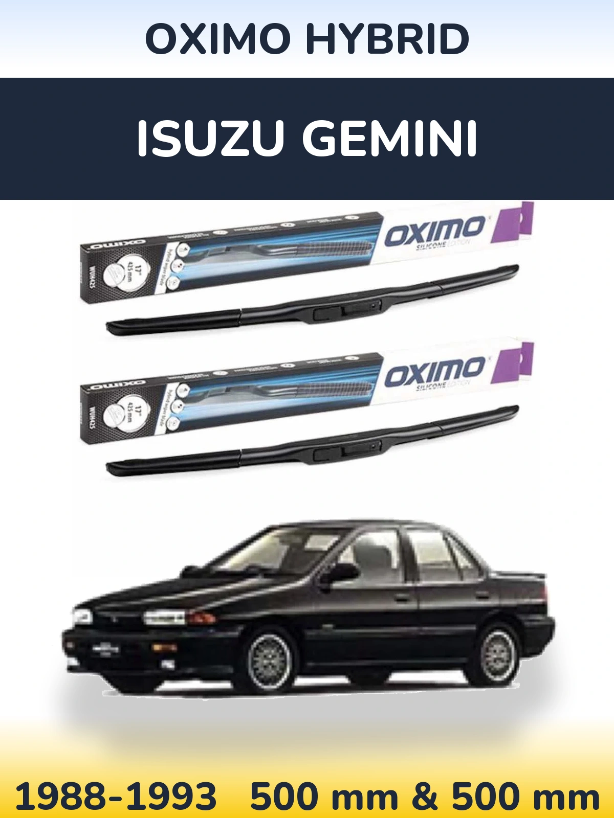 Torkarblad Oximo Hybrid för Isuzu Gemini