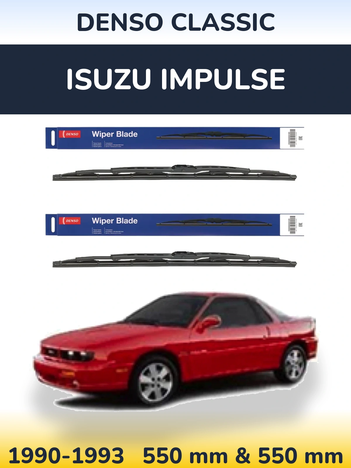 Torkarblad Denso Classic för Isuzu Impulse