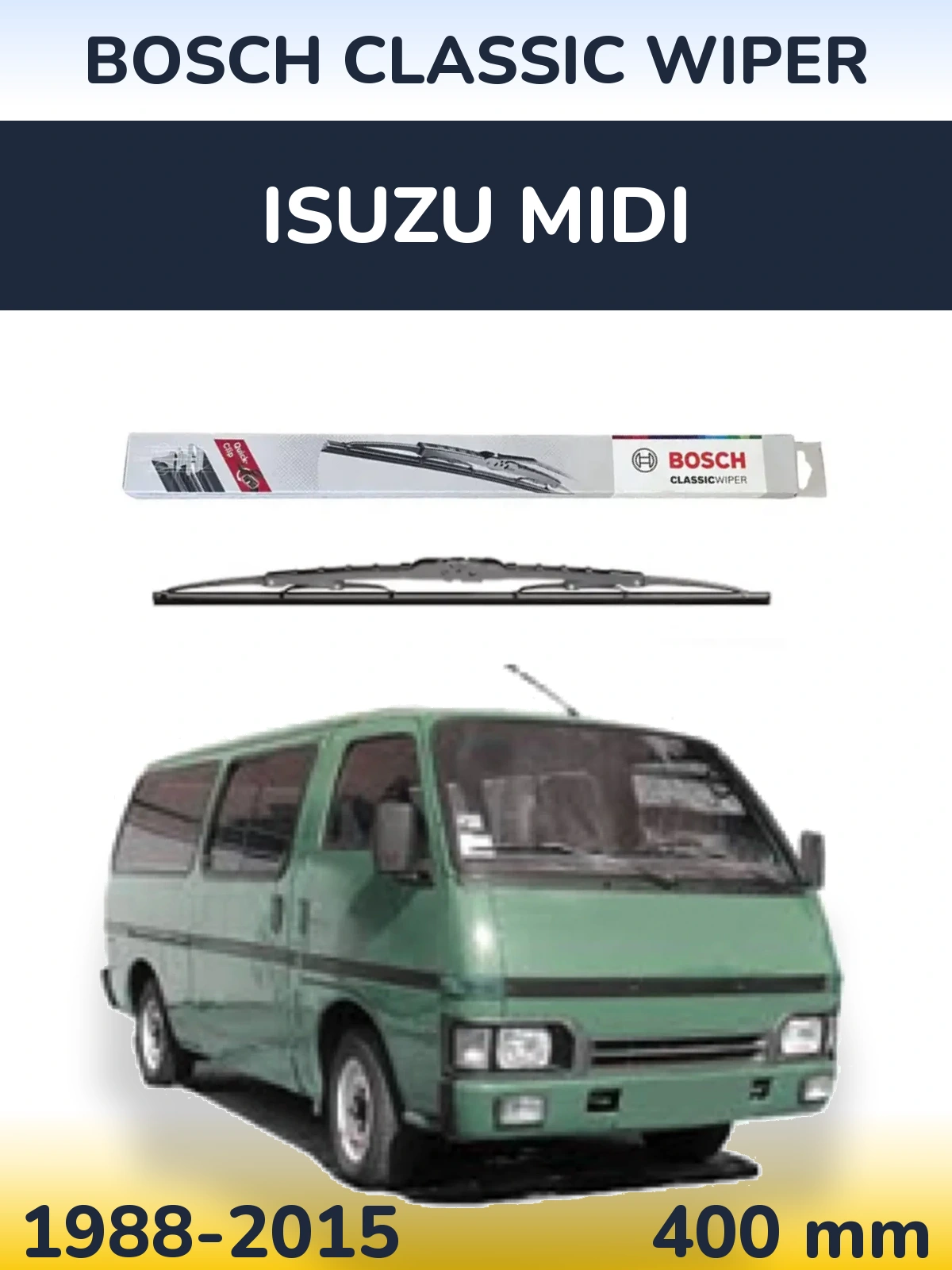 Torkarblad BOSCH Classic Wiper för Isuzu Midi