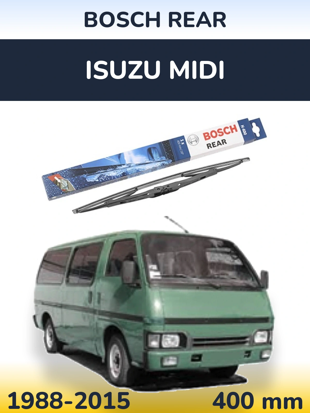 Torkarblad BOSCH Rear för Isuzu Midi