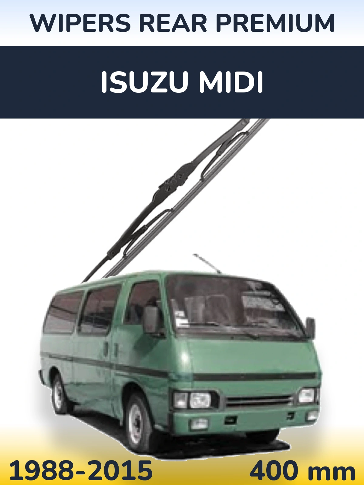 Torkarblad WIPERS REAR PREMIUM för Isuzu Midi
