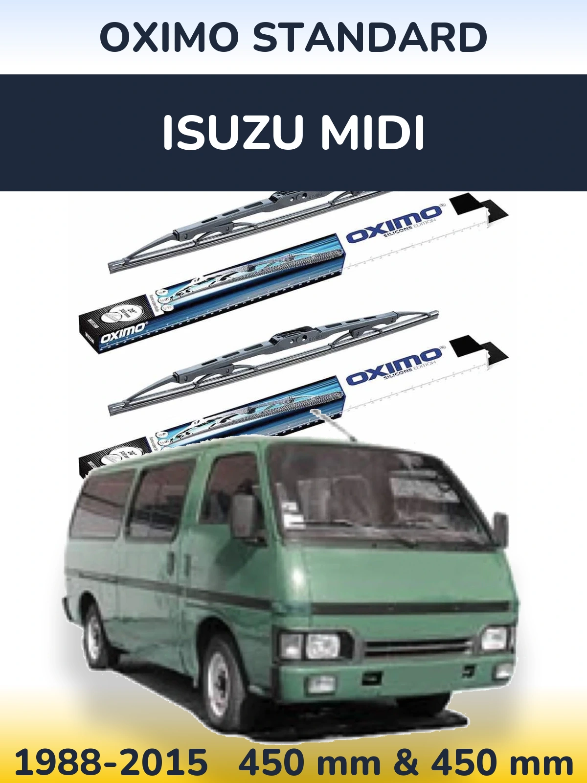 Torkarblad Oximo Standard för Isuzu Midi