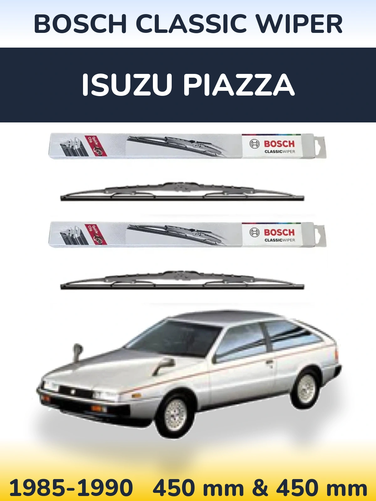Torkarblad BOSCH Classic Wiper för Isuzu Piazza