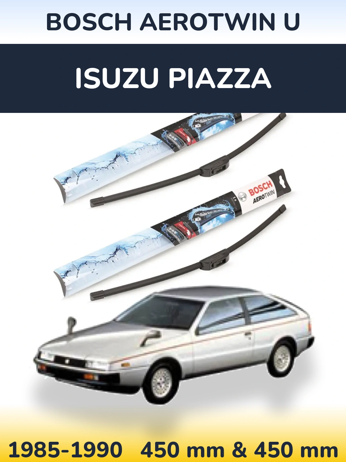 Torkarblad BOSCH AeroTwin U för Isuzu Piazza