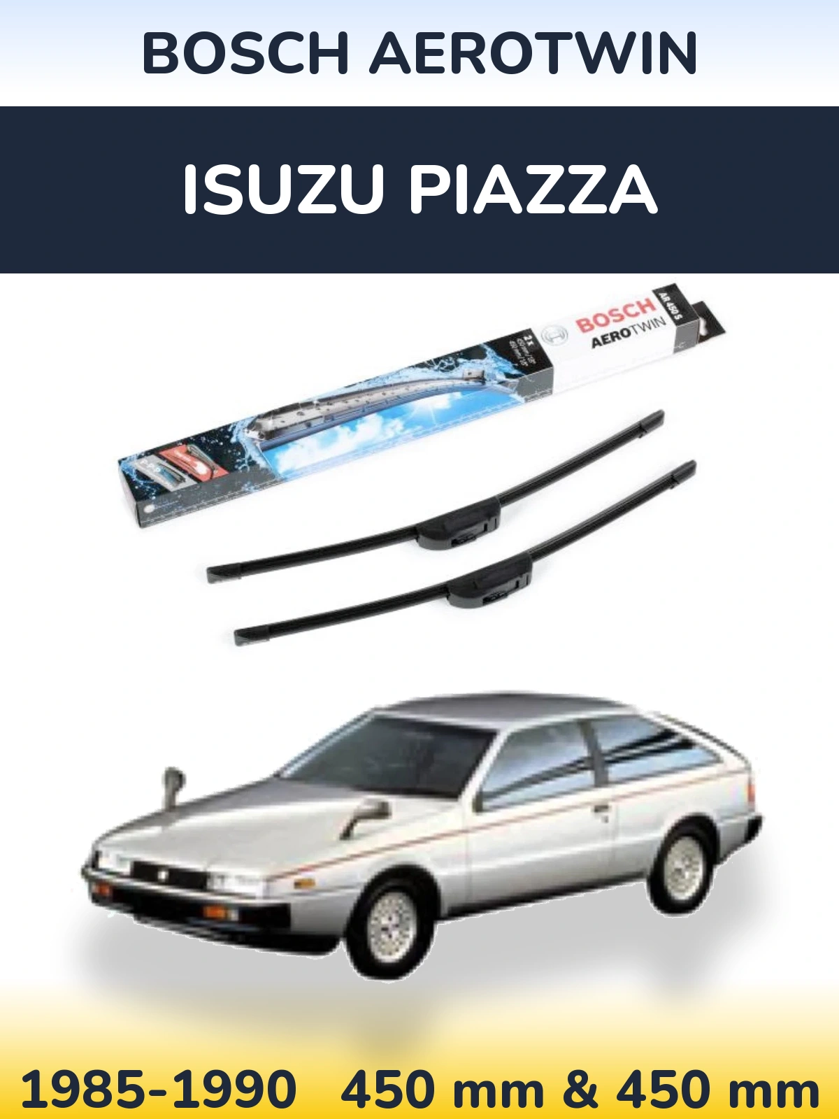 Torkarblad BOSCH AeroTwin för Isuzu Piazza