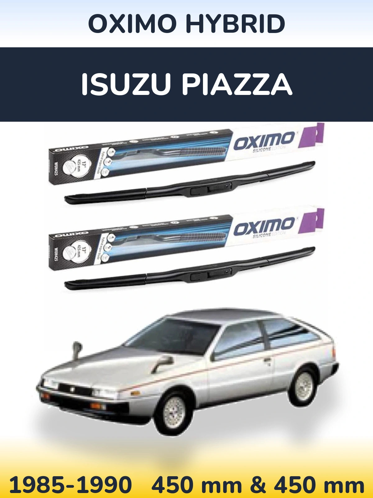 Torkarblad Oximo Hybrid för Isuzu Piazza