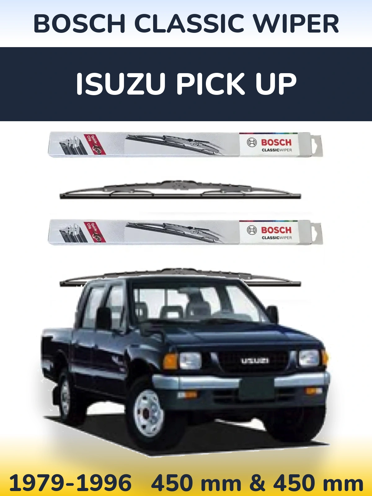 Torkarblad BOSCH Classic Wiper för Isuzu Pick Up