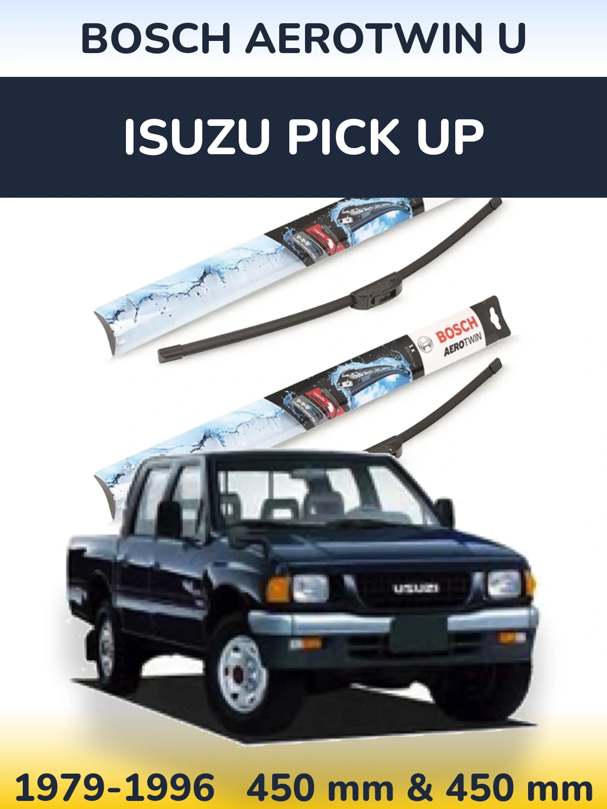 Torkarblad BOSCH AeroTwin U för Isuzu Pick Up