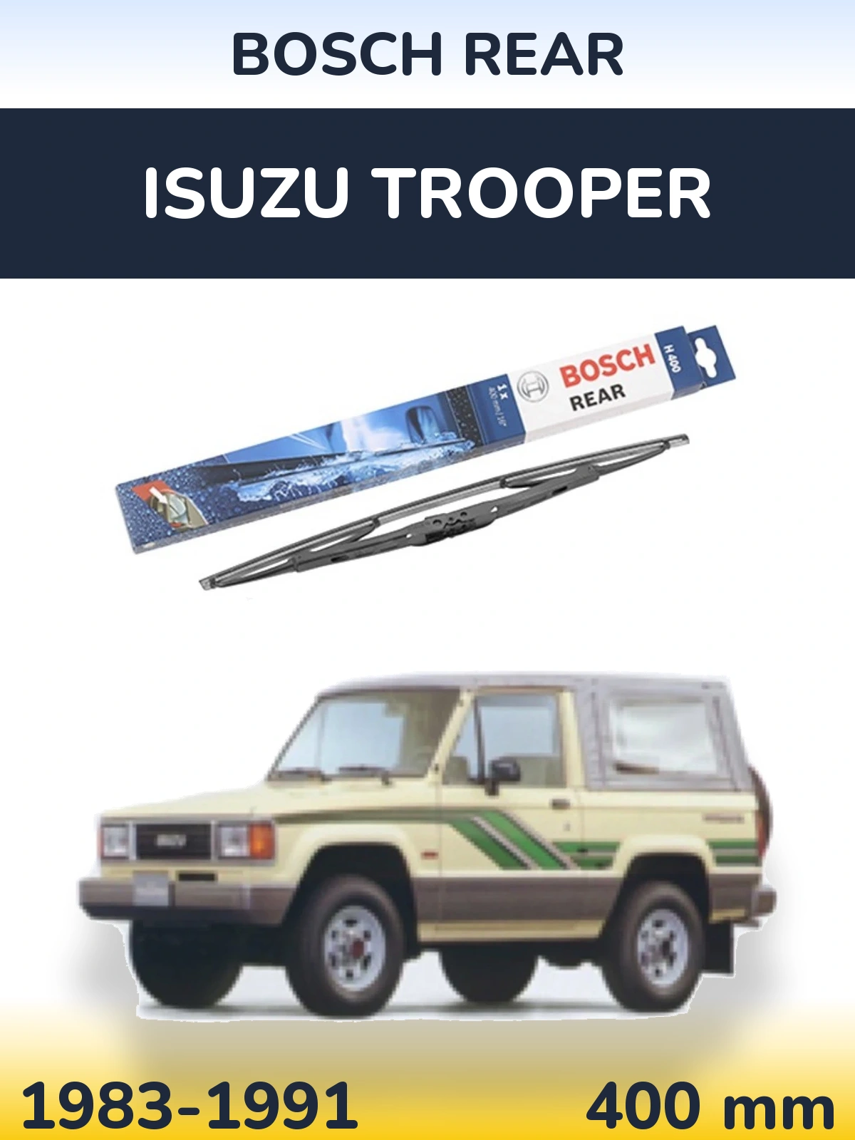 Torkarblad BOSCH Rear för Isuzu Trooper