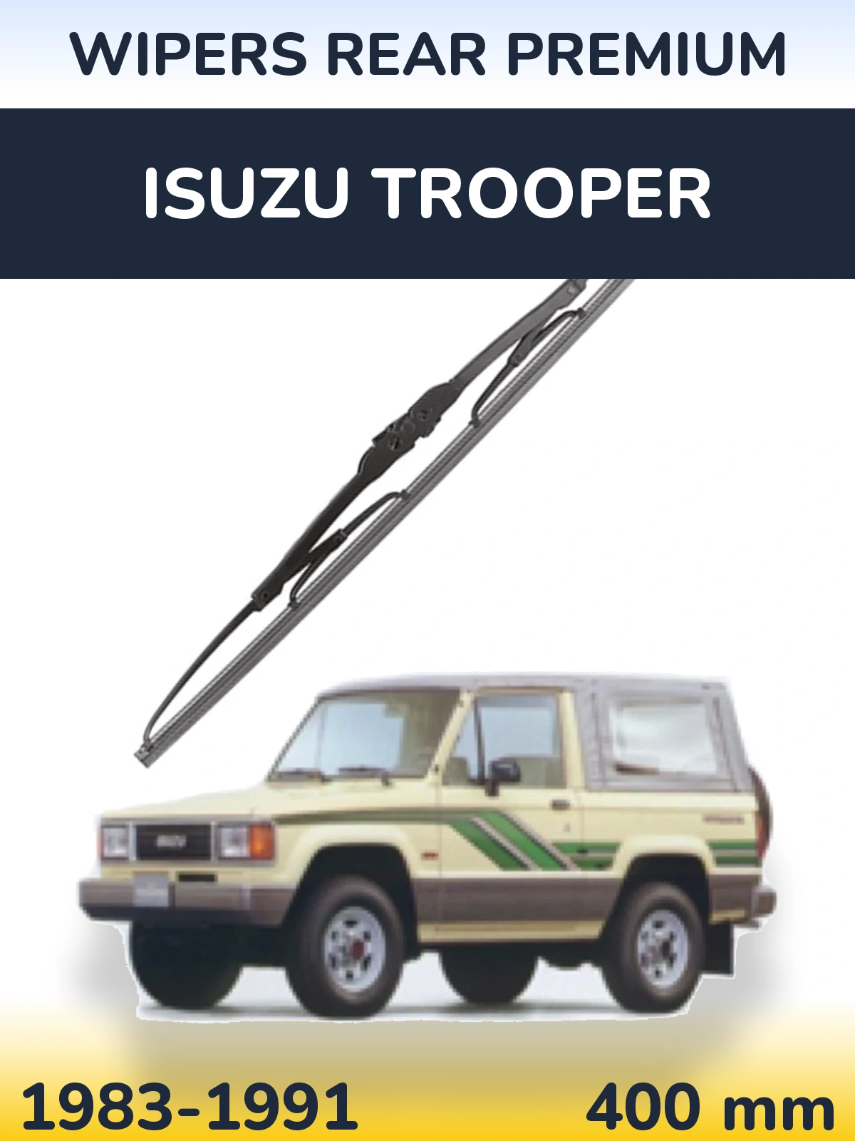 Torkarblad WIPERS REAR PREMIUM för Isuzu Trooper