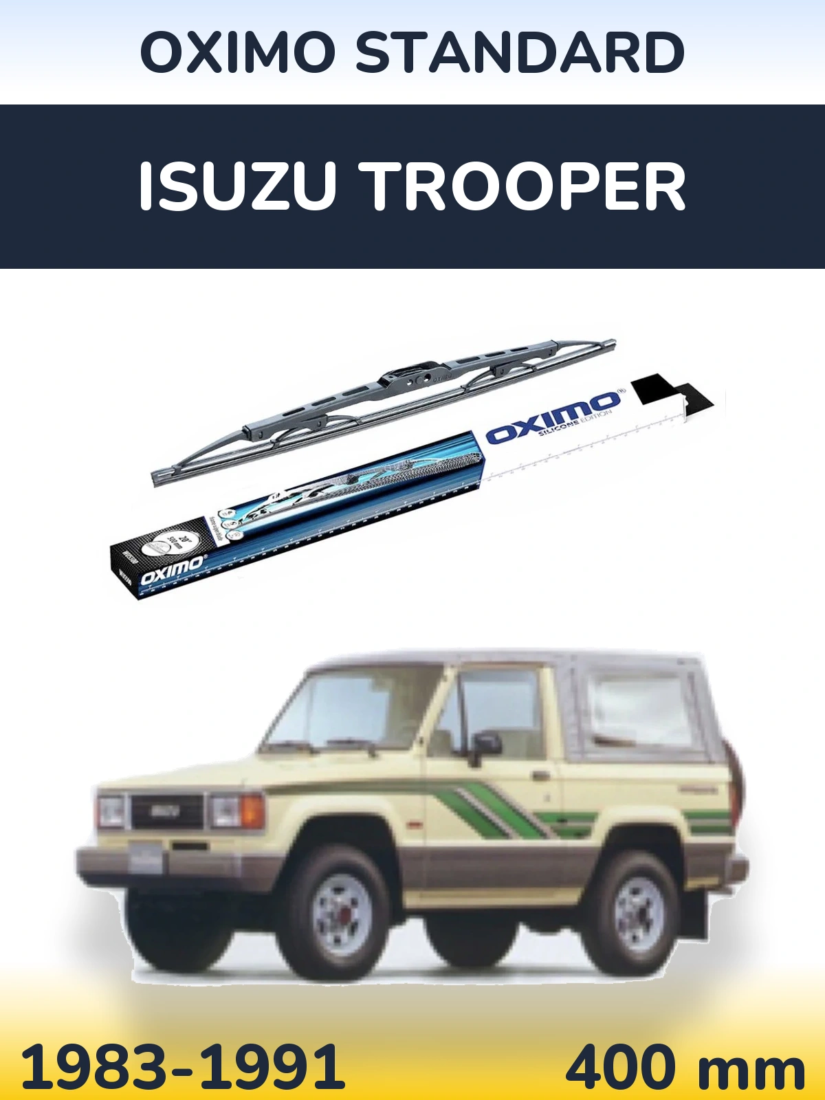 Torkarblad Oximo Standard för Isuzu Trooper
