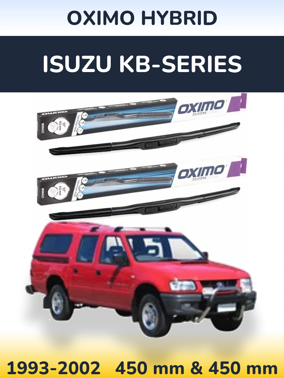 Torkarblad Oximo Hybrid för Isuzu KB-Series