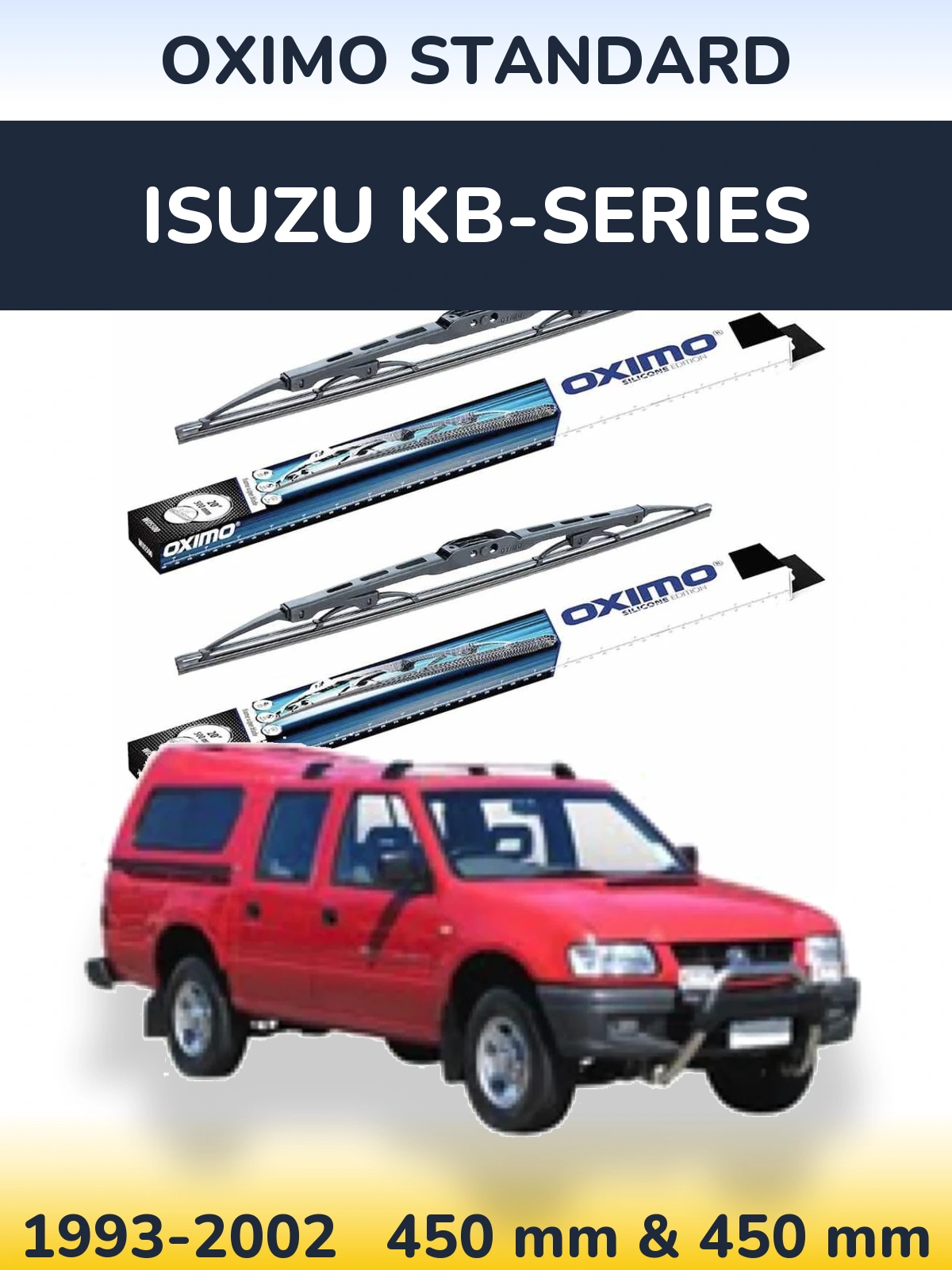 Torkarblad Oximo Standard för Isuzu KB-Series