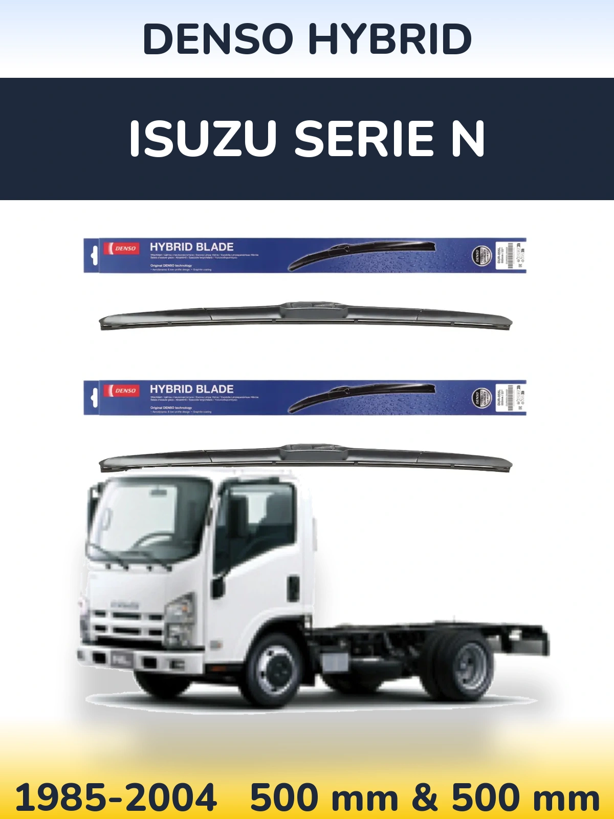 Torkarblad Denso Hybrid för Isuzu Serie N