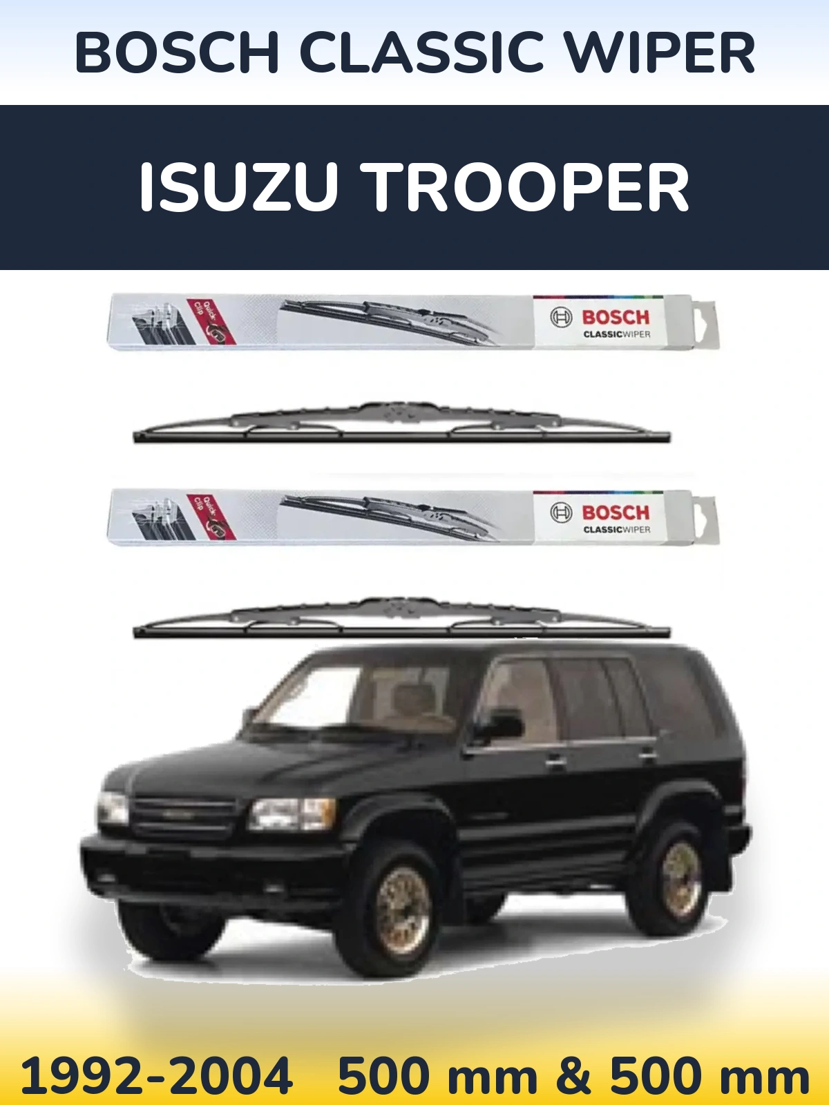 Torkarblad BOSCH Classic Wiper för Isuzu Trooper