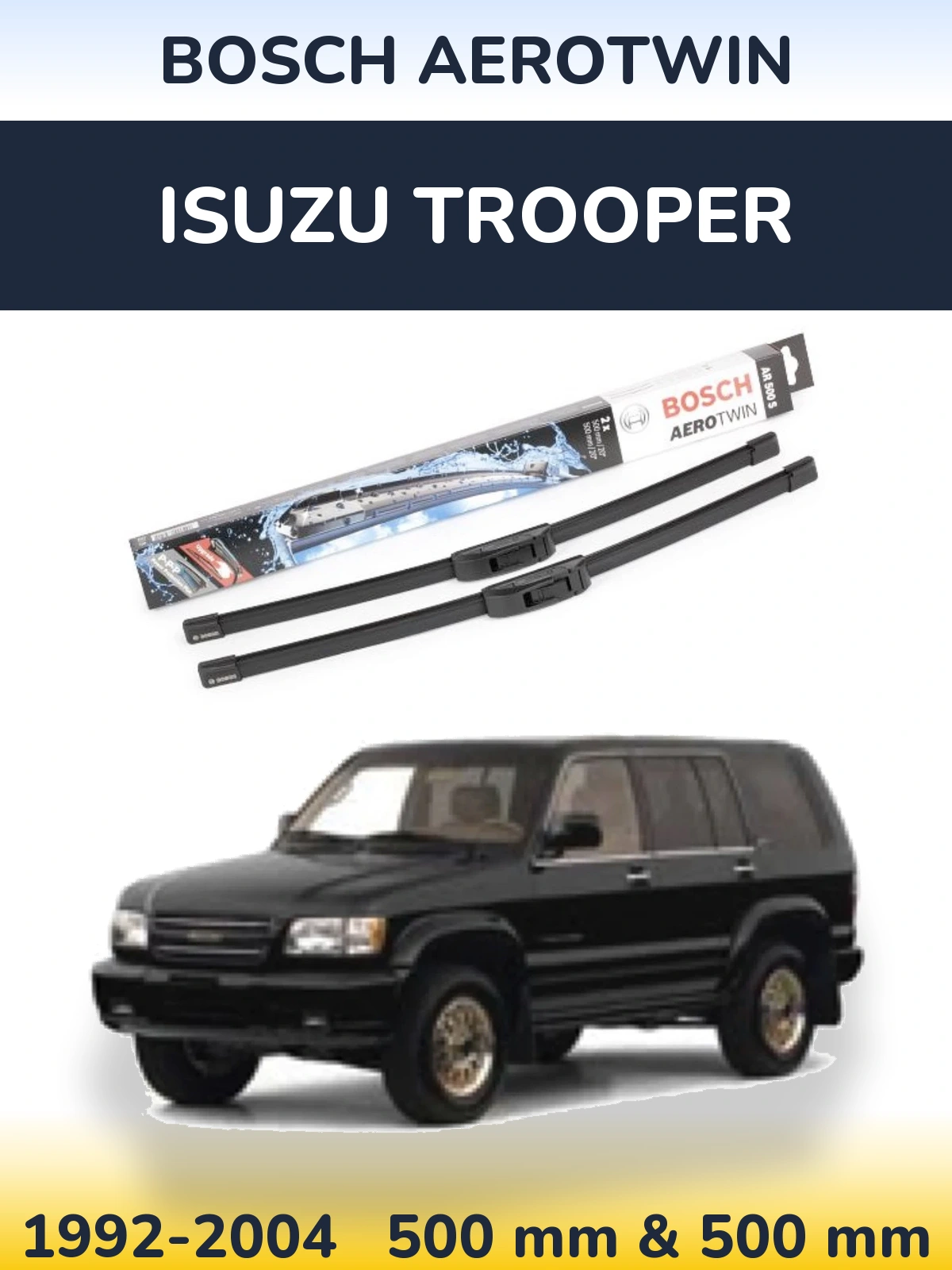 Torkarblad BOSCH AeroTwin för Isuzu Trooper