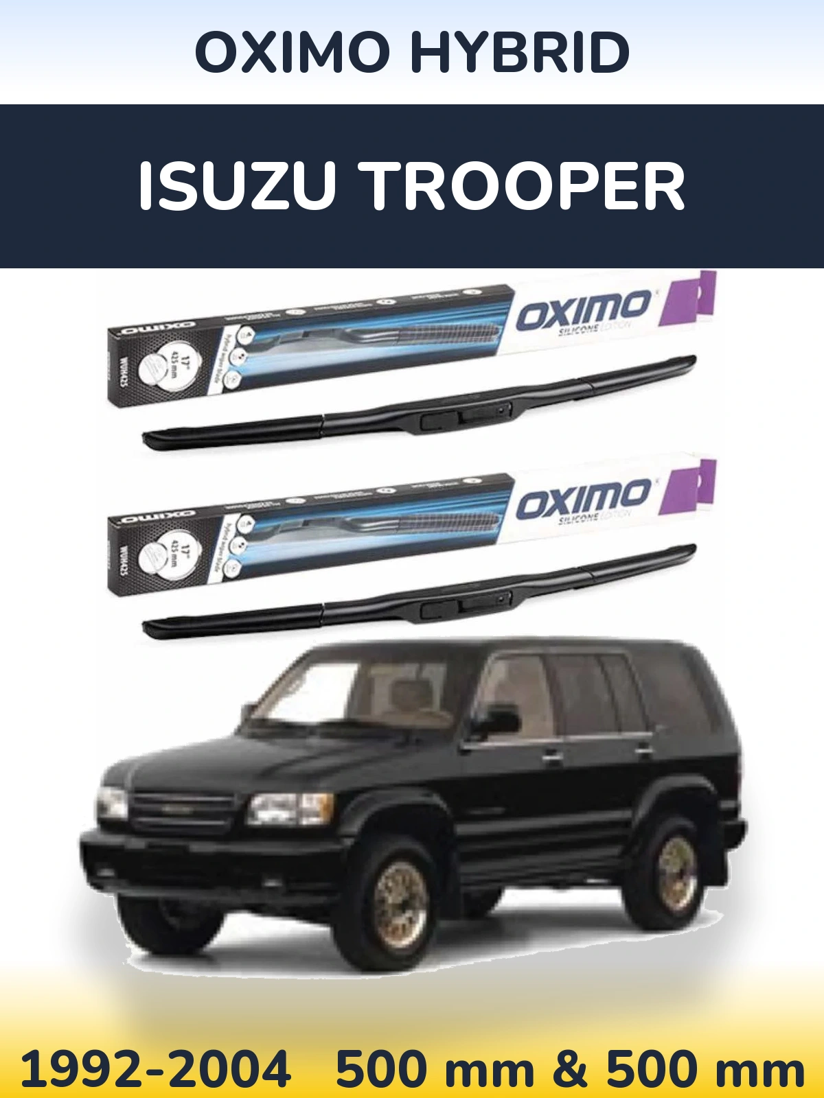 Torkarblad Oximo Hybrid för Isuzu Trooper