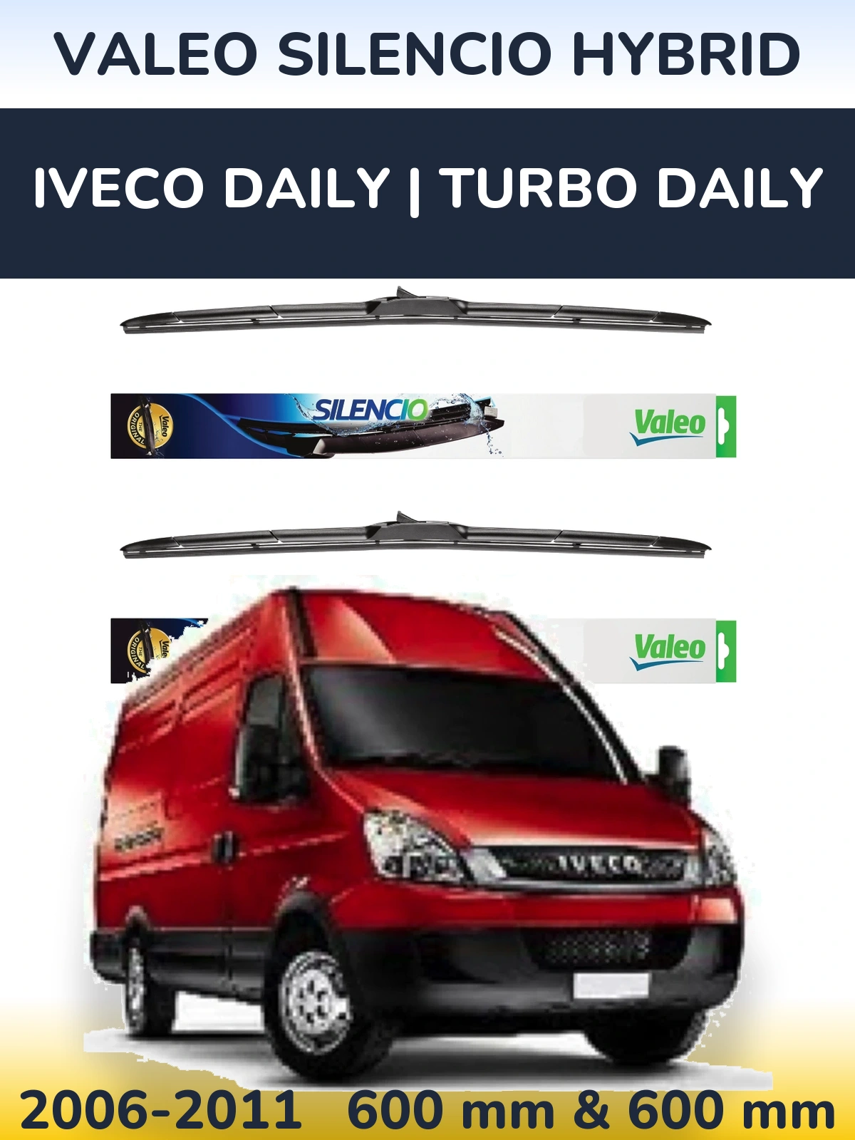 Torkarblad Valeo Silencio Hybrid för Iveco Daily | Turbo Daily