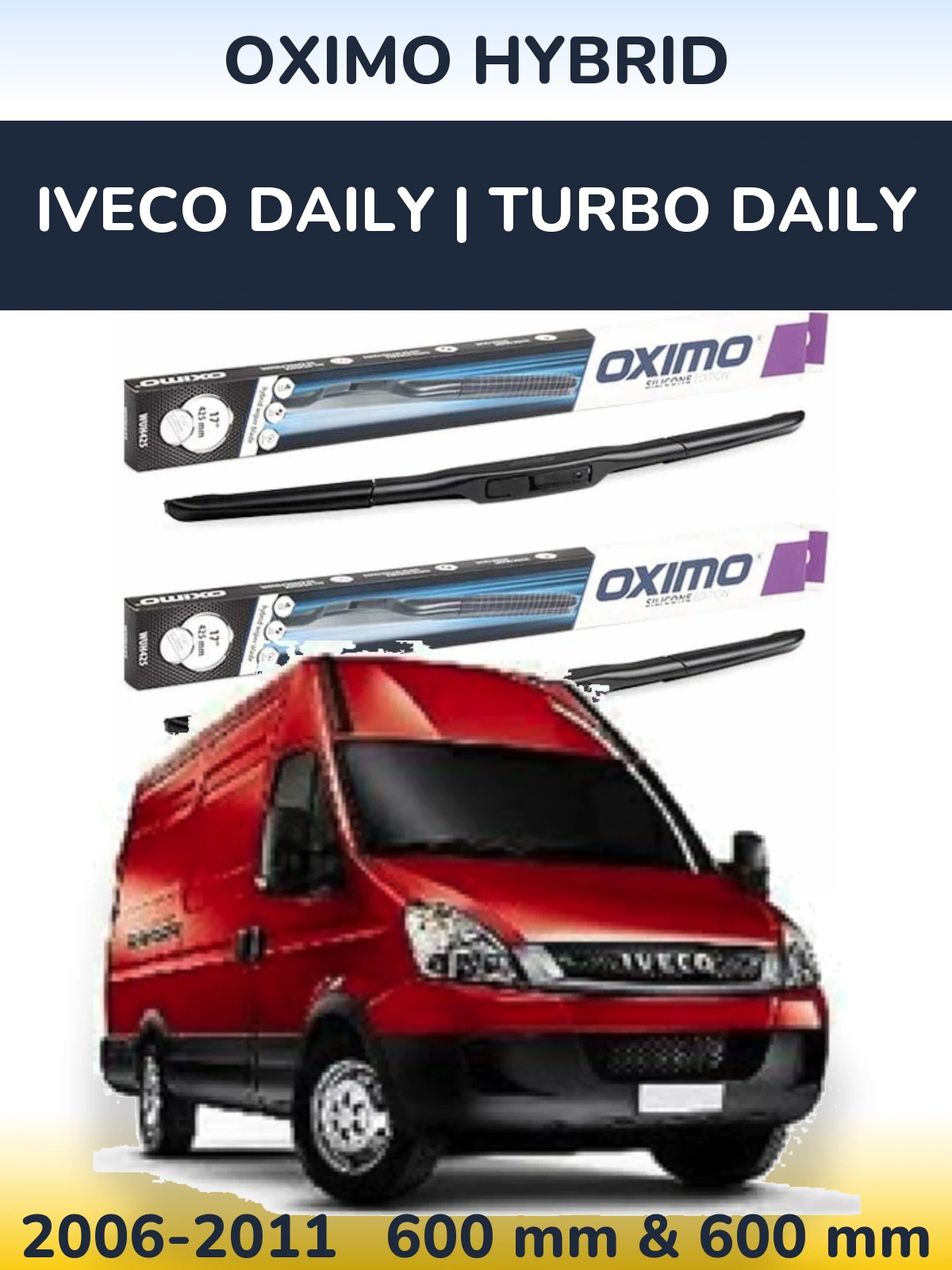 Torkarblad Oximo Hybrid för Iveco Daily | Turbo Daily