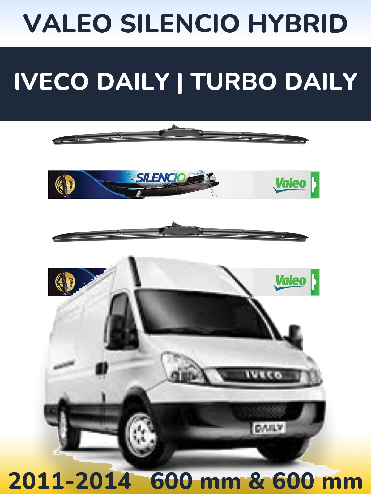 Torkarblad Valeo Silencio Hybrid för Iveco Daily | Turbo Daily