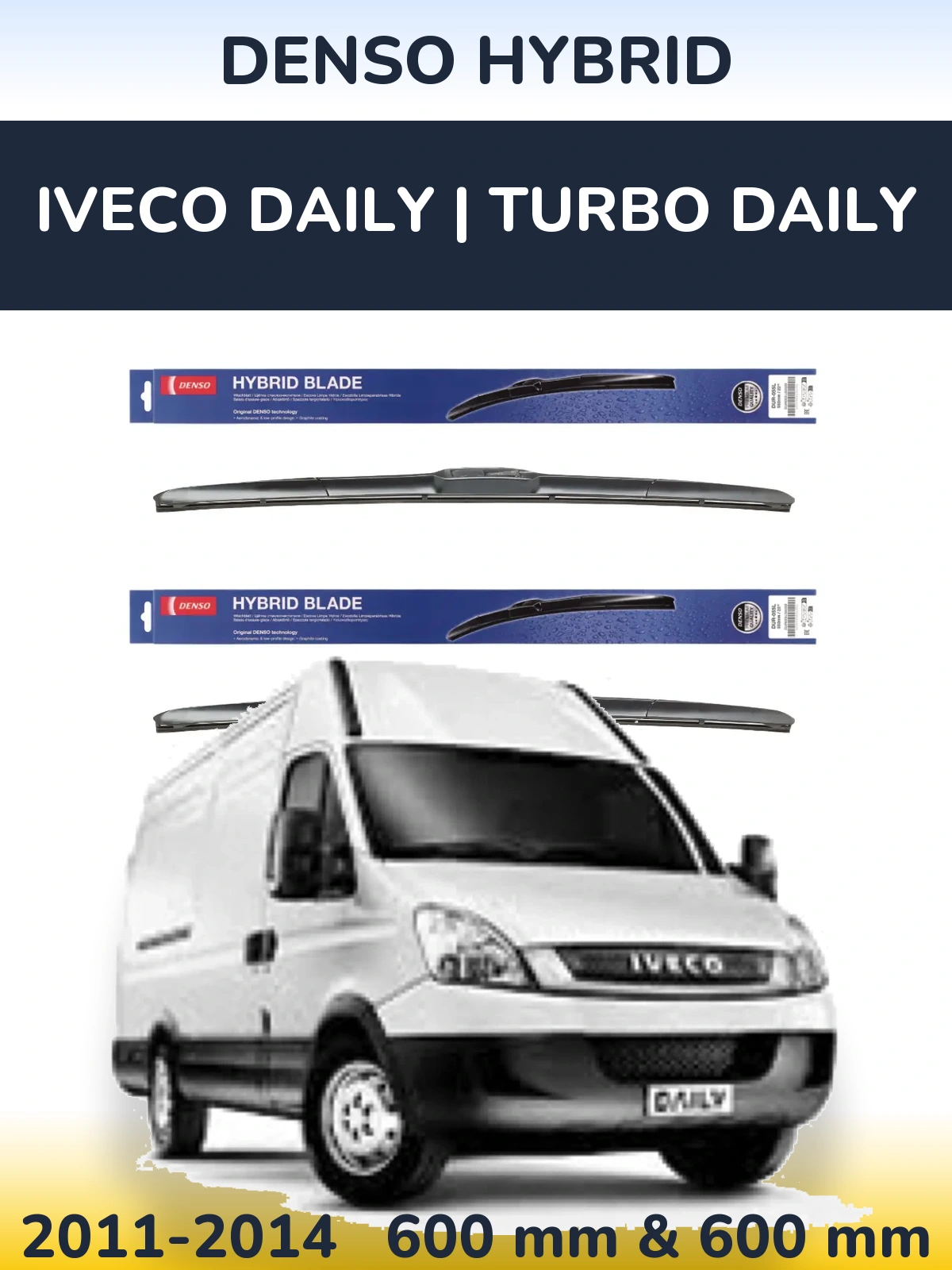 Torkarblad Denso Hybrid för Iveco Daily | Turbo Daily