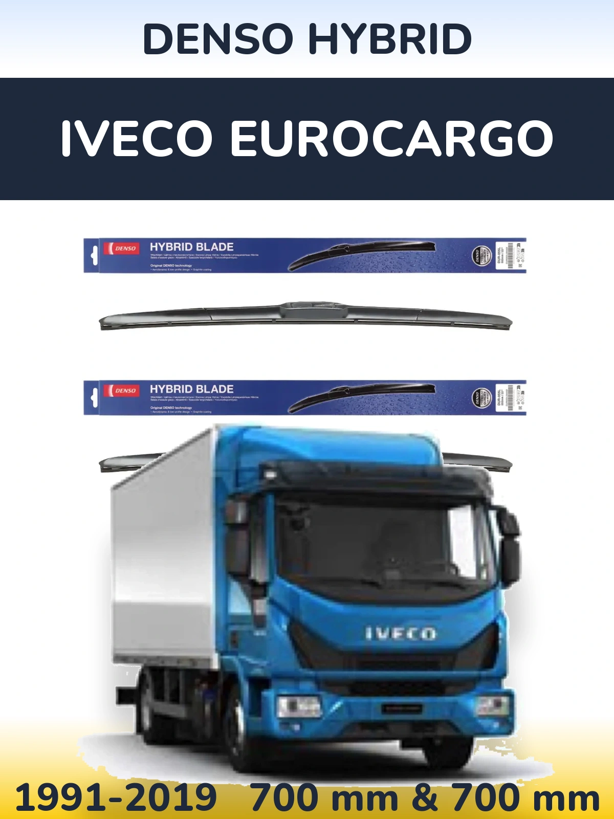 Torkarblad Denso Hybrid för Iveco EuroCargo