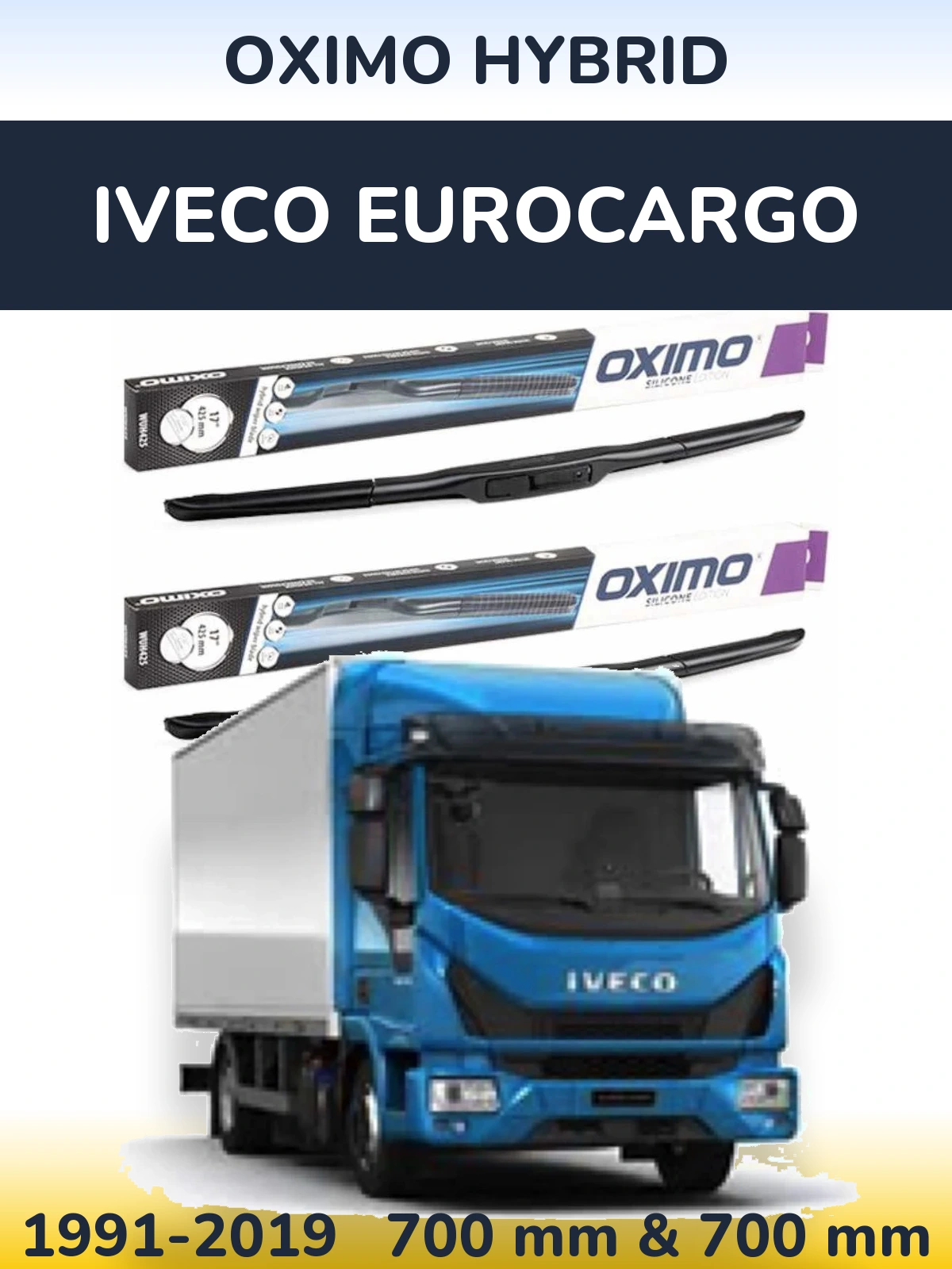 Torkarblad Oximo Hybrid för Iveco EuroCargo