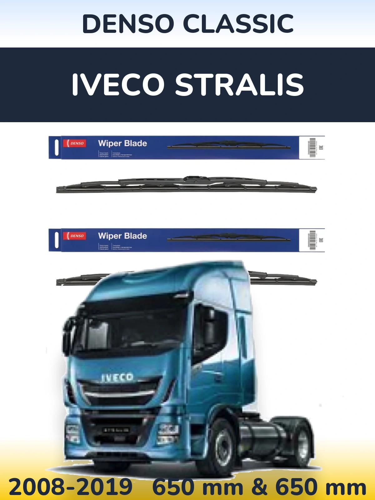 Torkarblad Denso Classic för Iveco Stralis