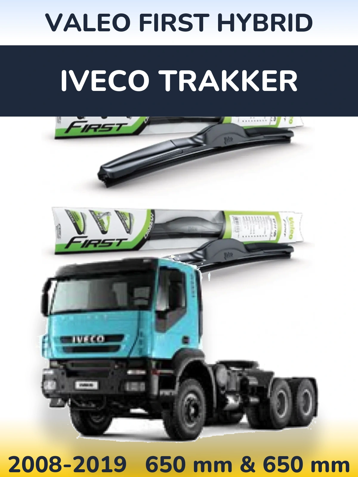 Torkarblad Valeo First Hybrid för Iveco Trakker
