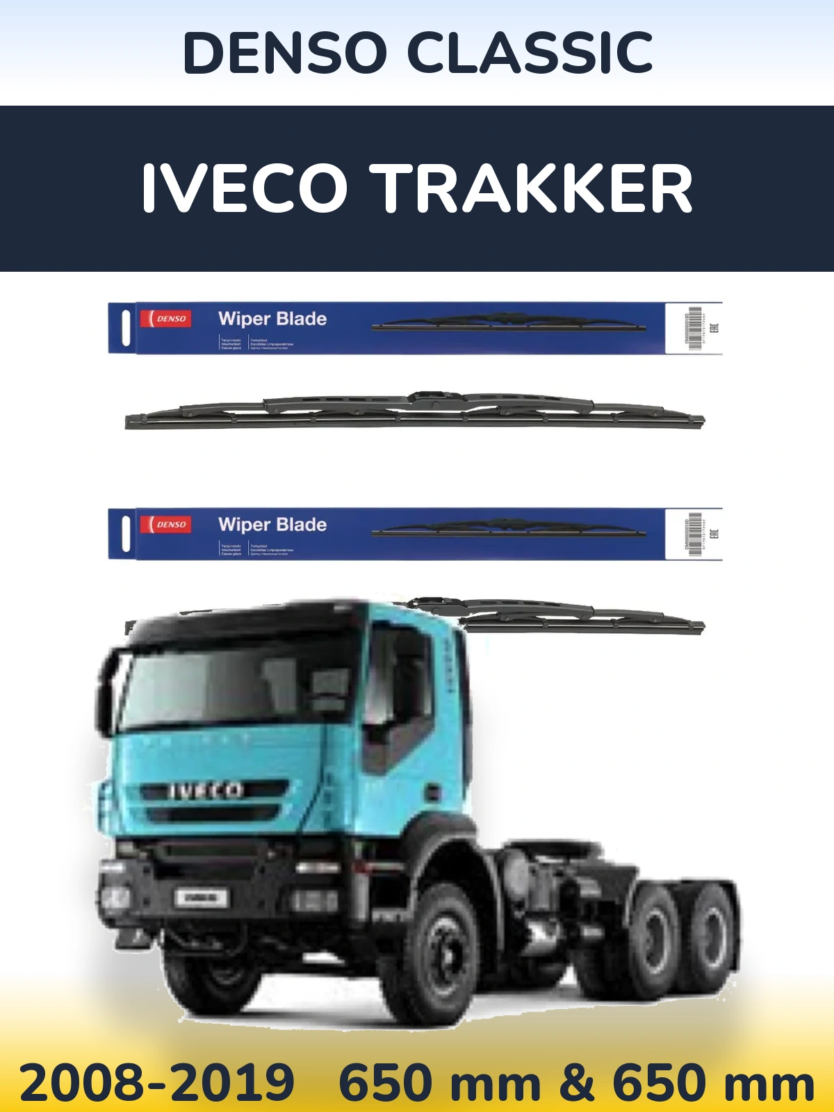 Torkarblad Denso Classic för Iveco Trakker