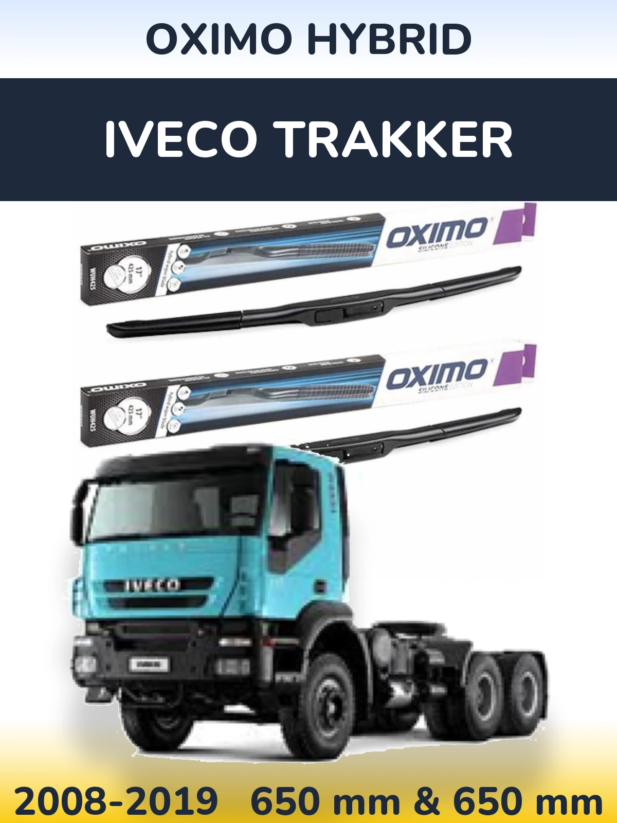 Torkarblad Oximo Hybrid för Iveco Trakker