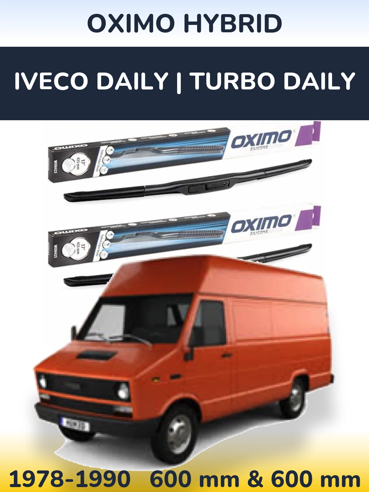 Torkarblad Oximo Hybrid för Iveco Daily | Turbo Daily