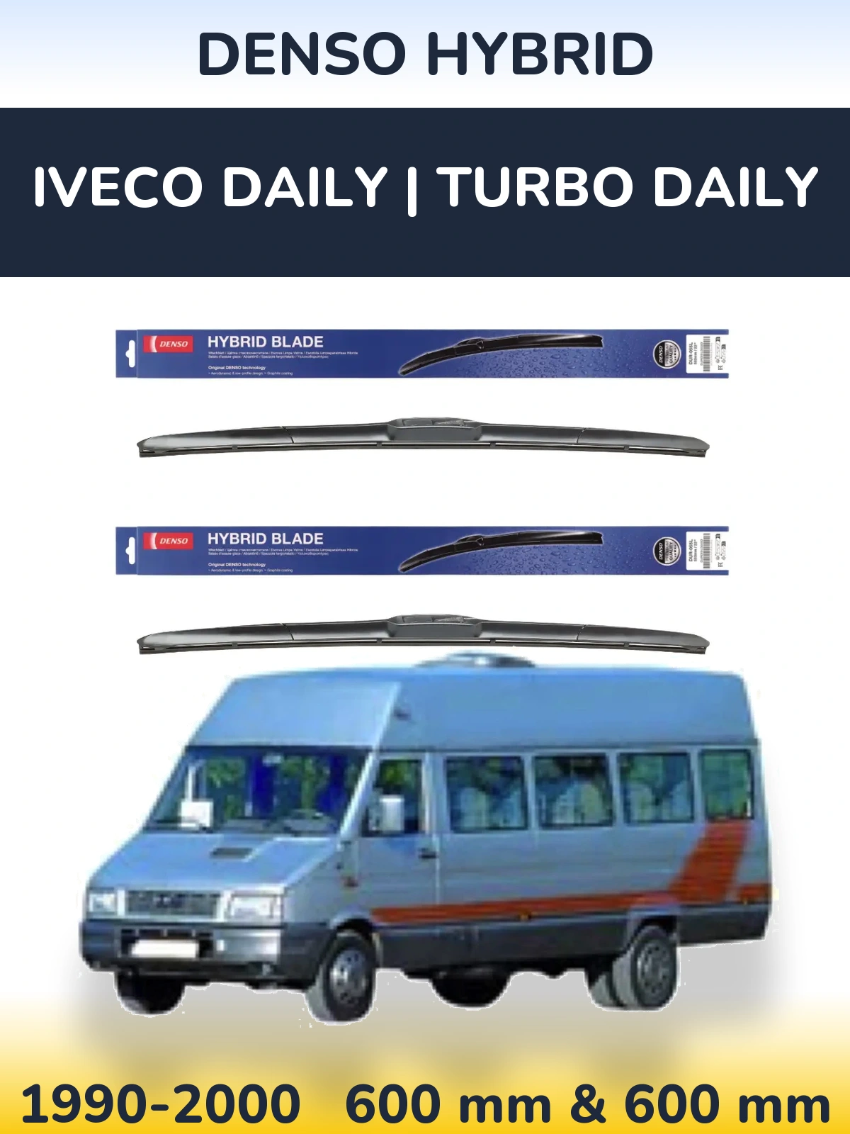 Torkarblad Denso Hybrid för Iveco Daily | Turbo Daily