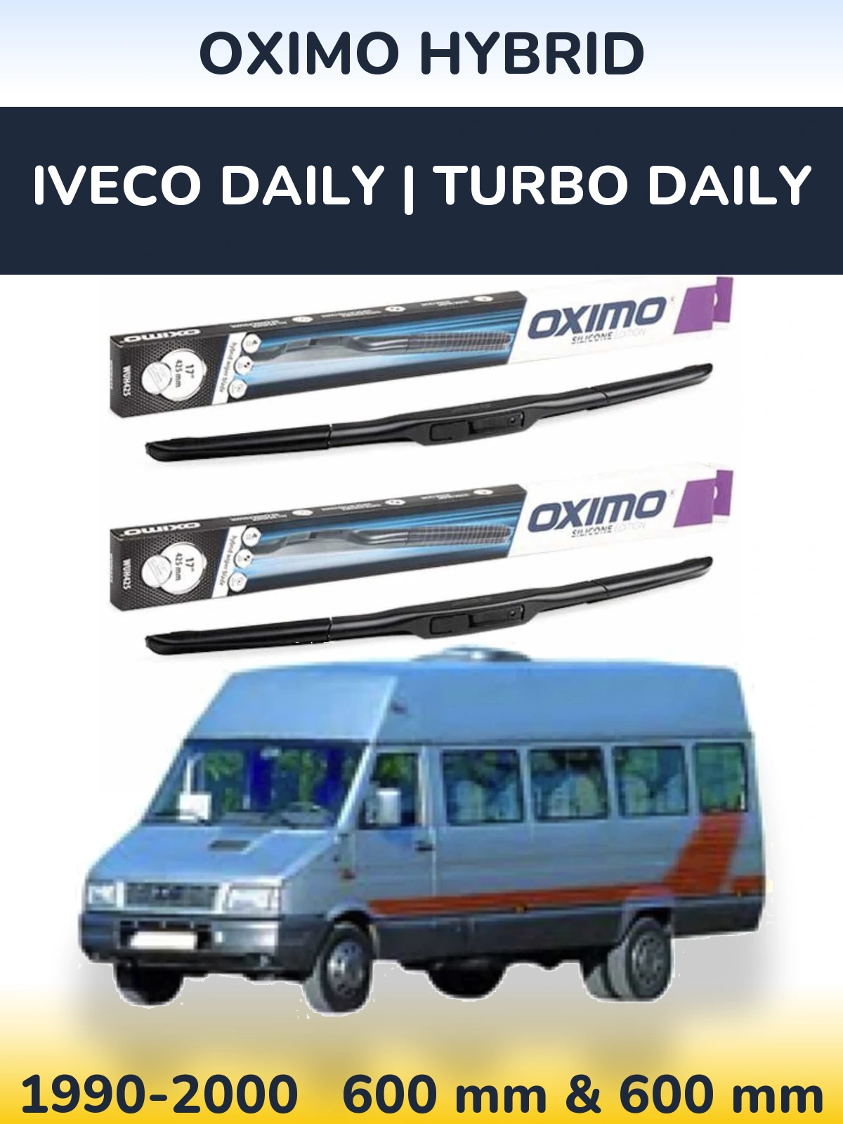Torkarblad Oximo Hybrid för Iveco Daily | Turbo Daily