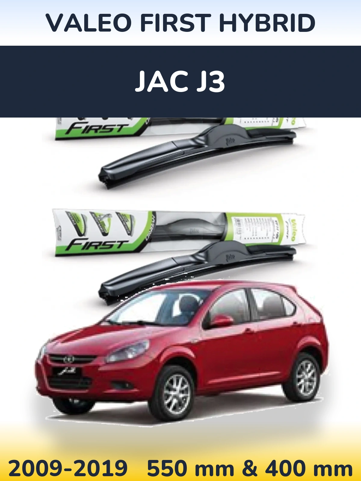 Torkarblad Valeo First Hybrid för JAC J3