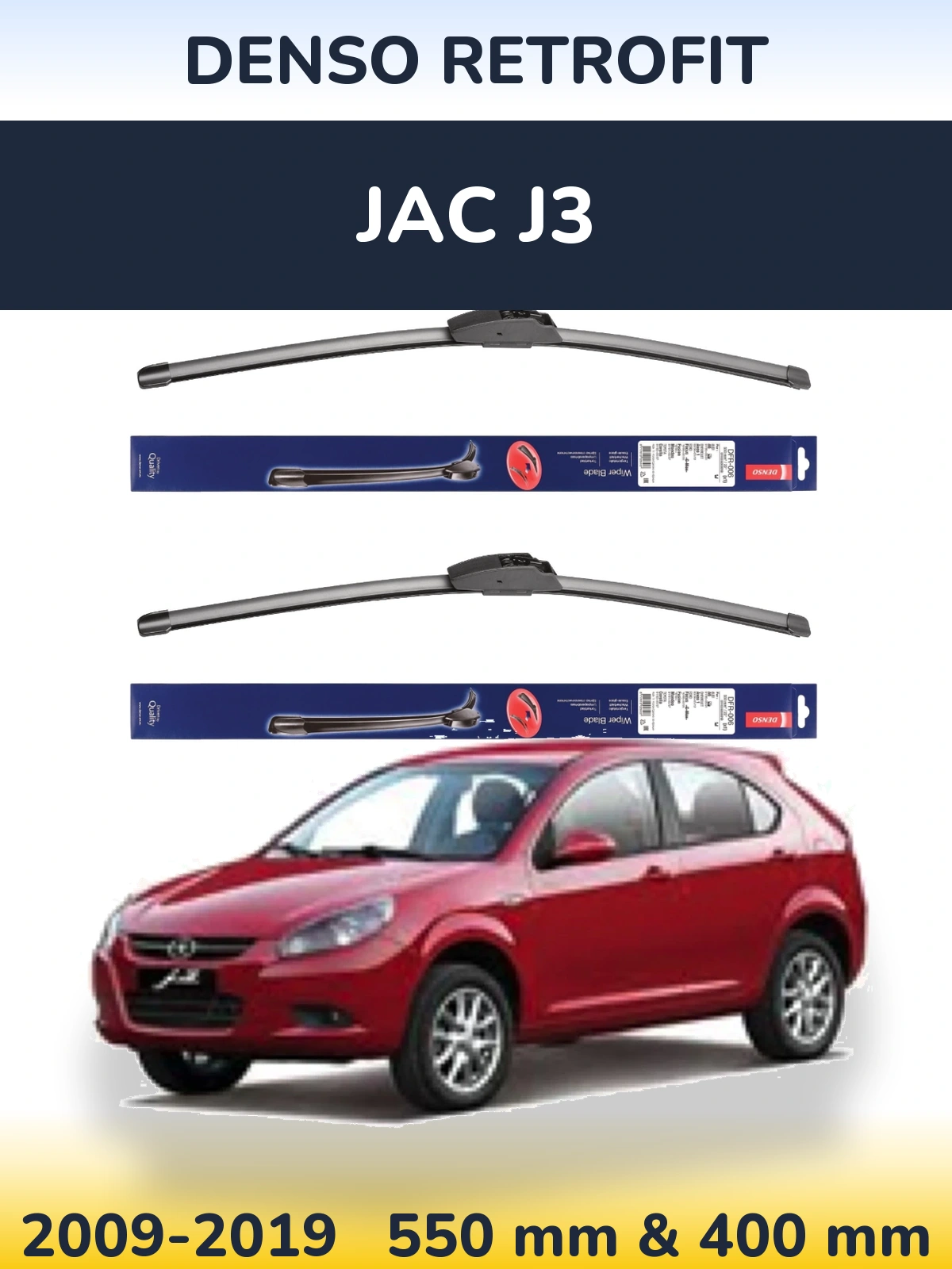 Torkarblad Denso Retrofit för JAC J3