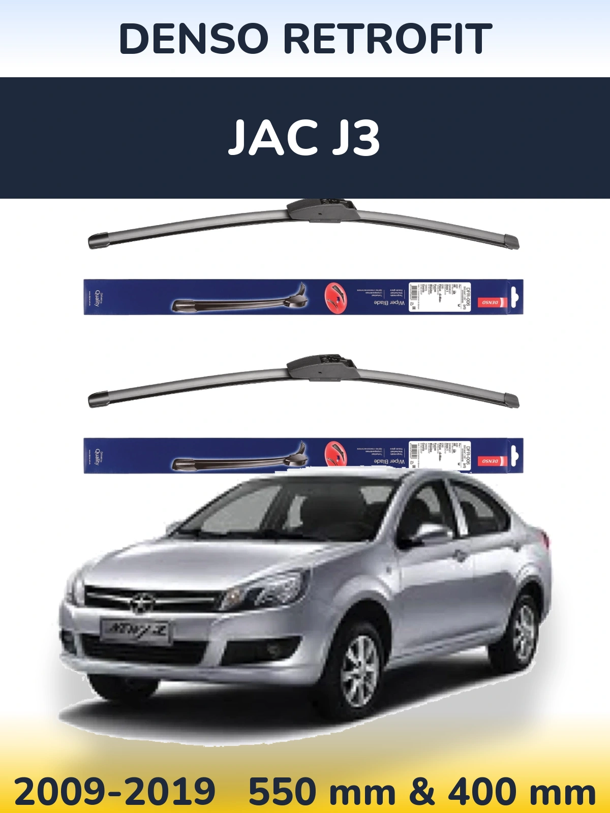 Torkarblad Denso Retrofit för JAC J3