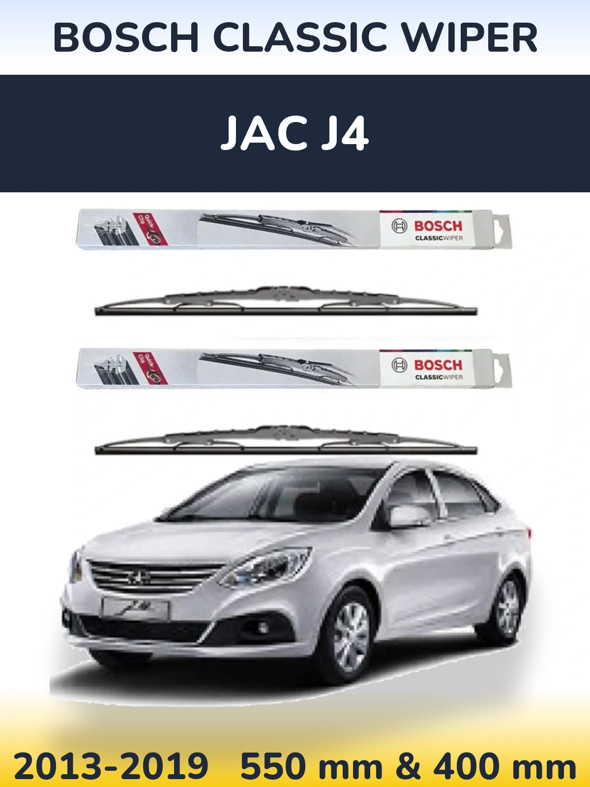 Torkarblad BOSCH Classic Wiper för JAC J4