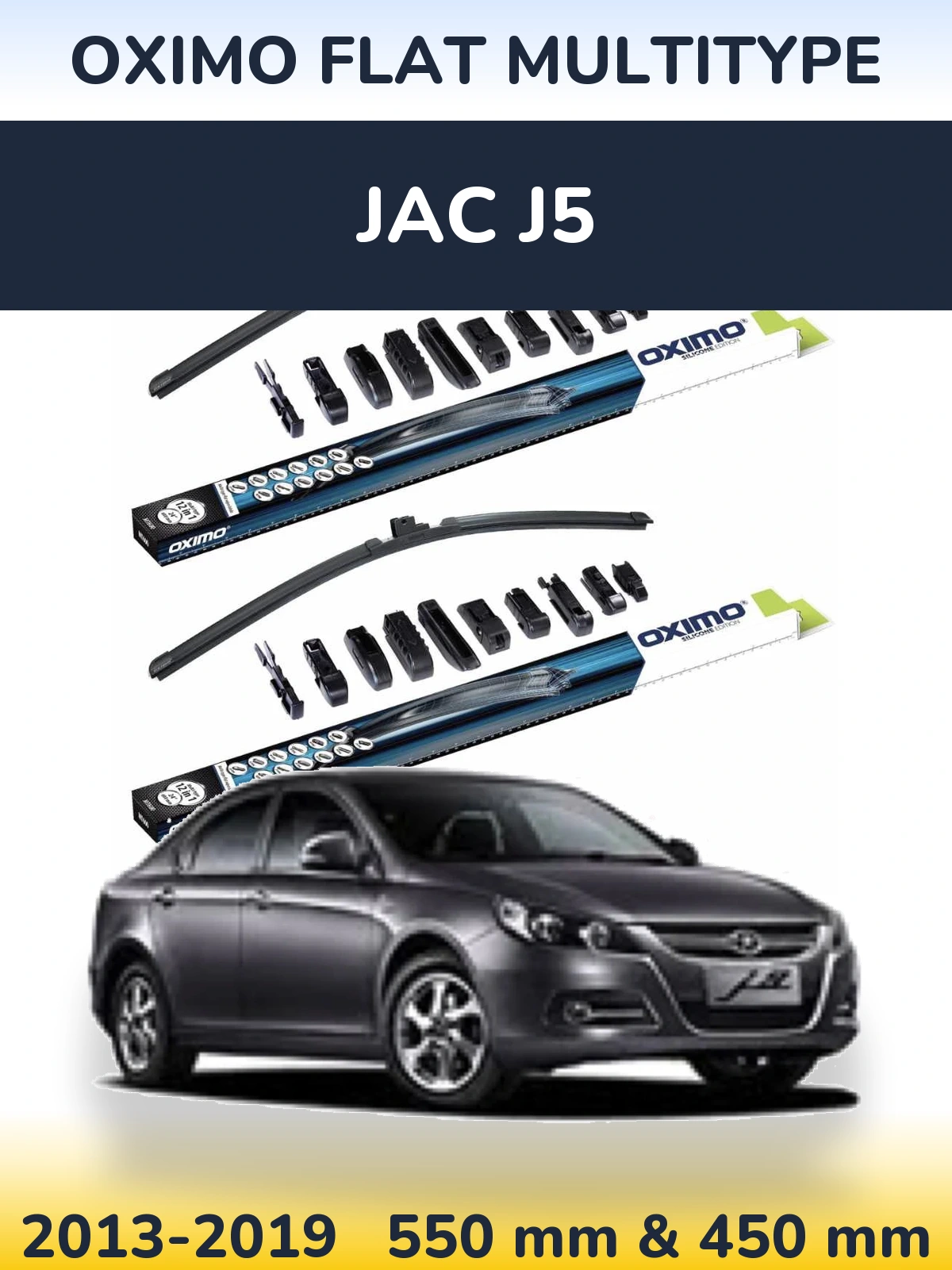 Torkarblad Oximo Flat MultiType för JAC J5