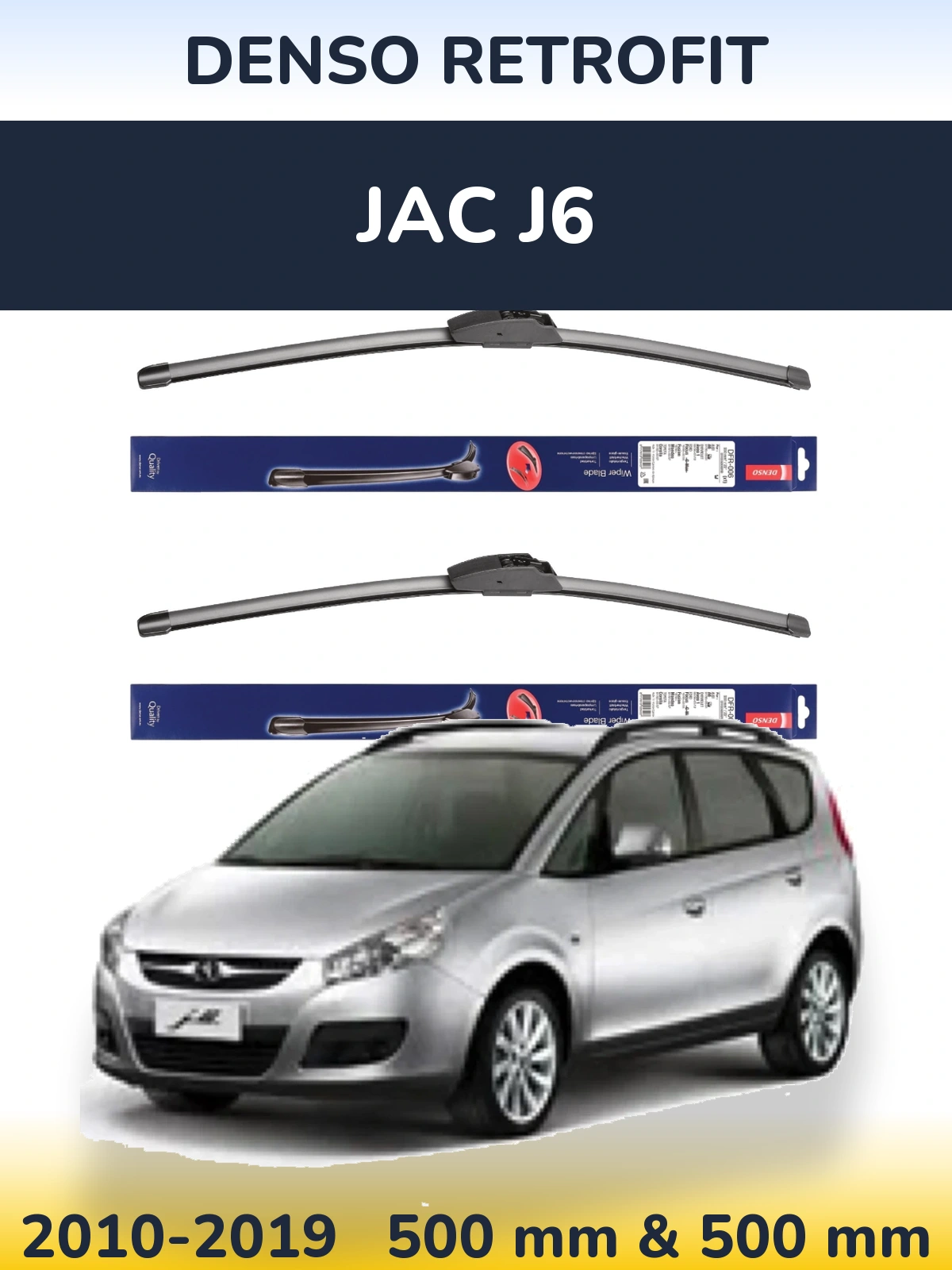Torkarblad Denso Retrofit för JAC J6