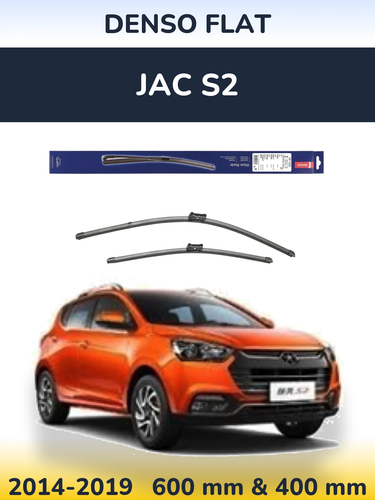 Torkarblad Denso Flat för JAC S2