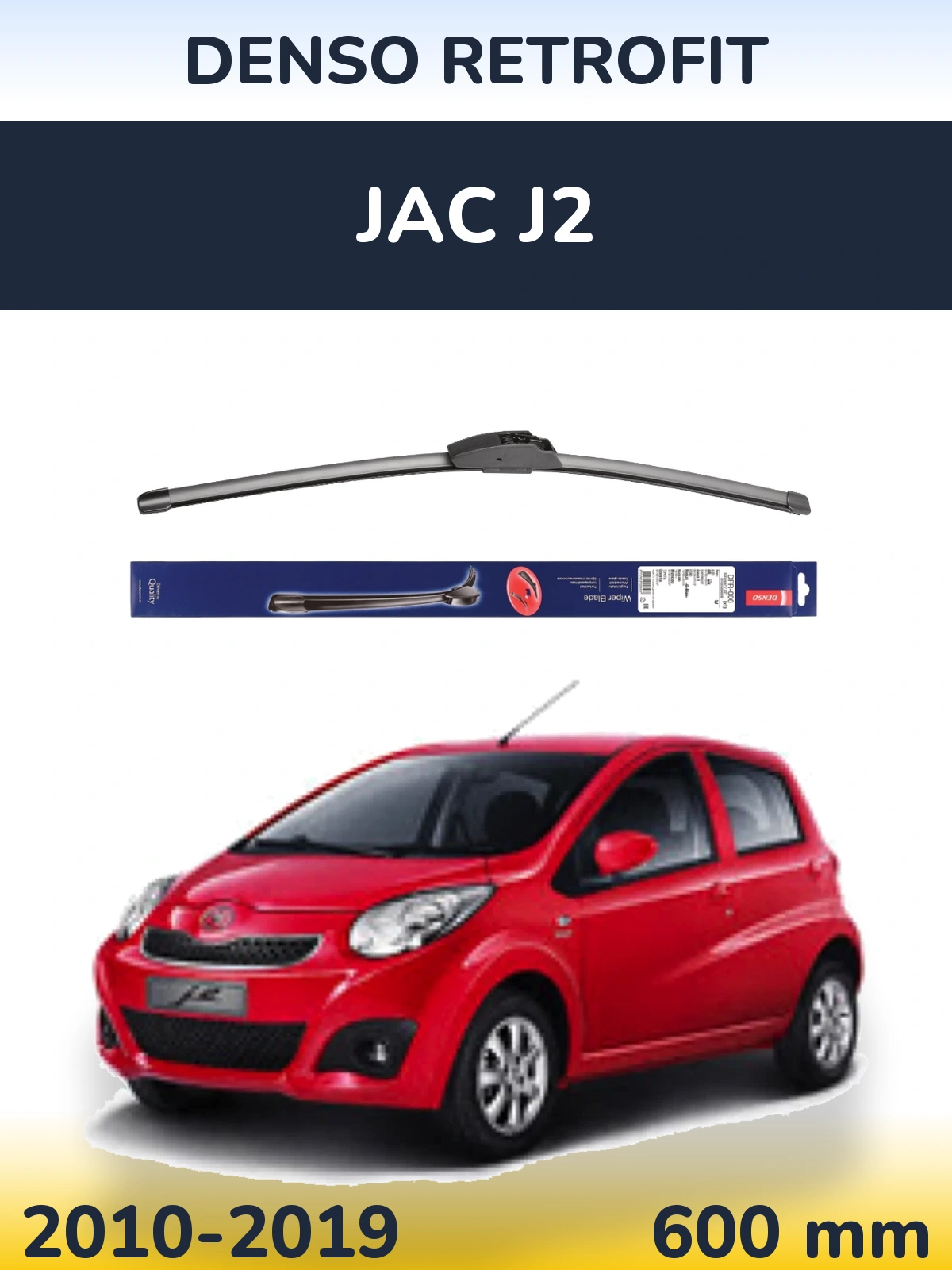 Torkarblad Denso Retrofit för JAC J2