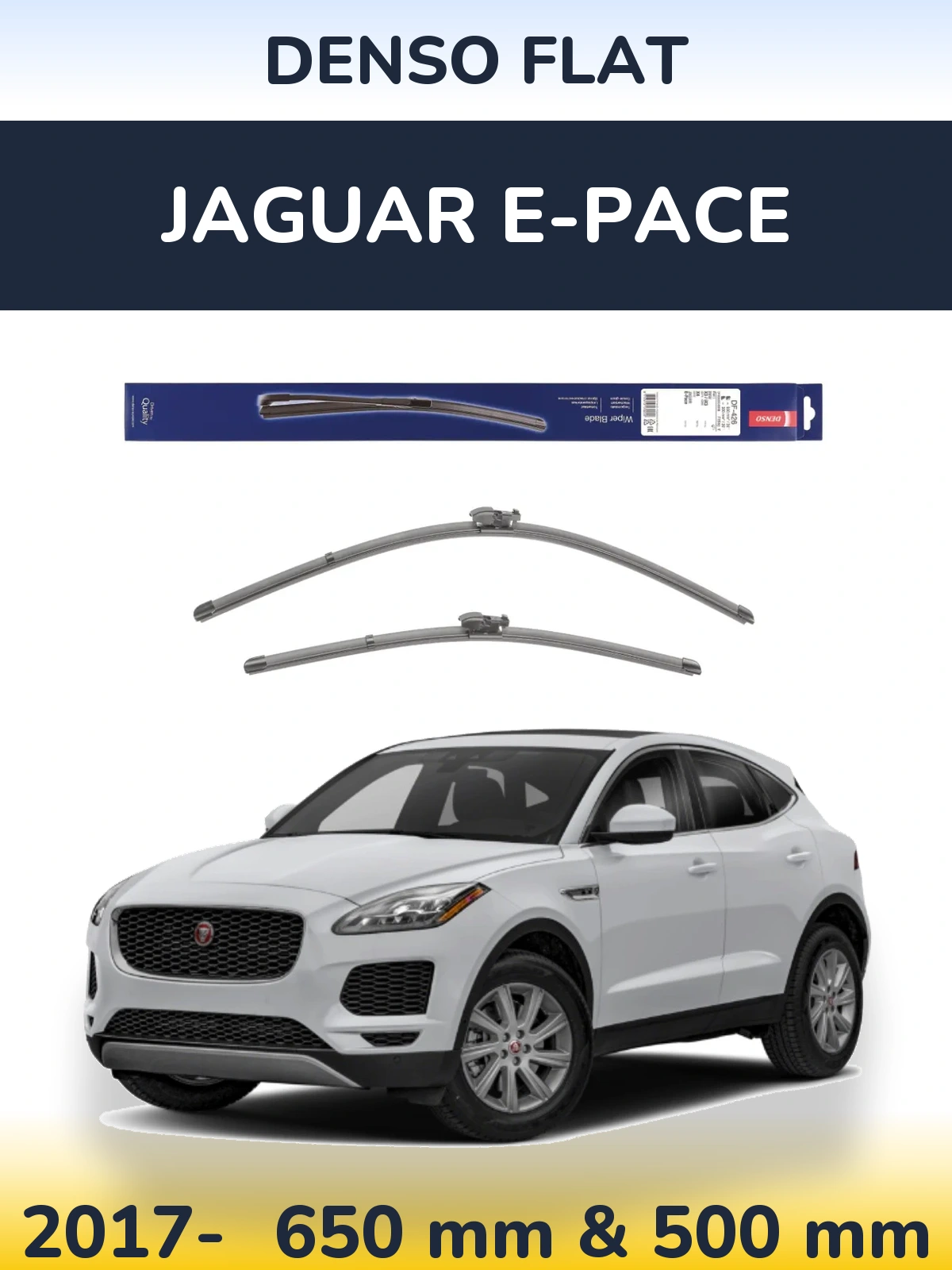 Torkarblad Denso Flat för Jaguar E-Pace